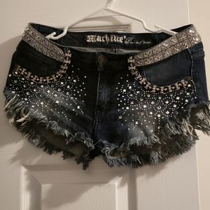 Ladies Studdded Shorts